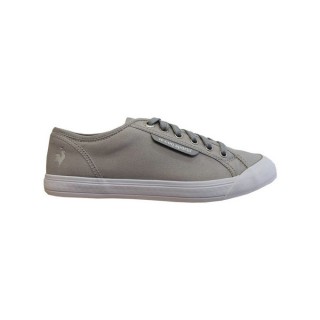 Le Coq Sportif Deauville Plus Gris - Chaussures Baskets Basses Soldes